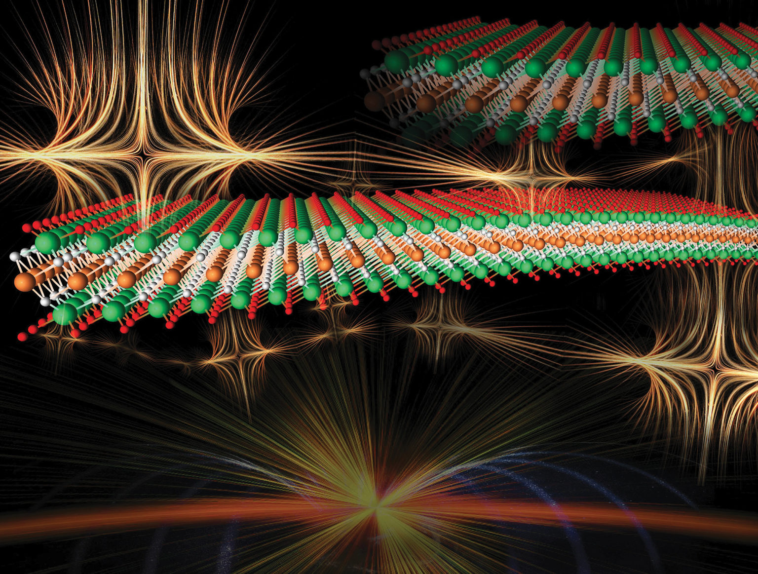 2D MXene Shows Evidence of a Magnetic Transition