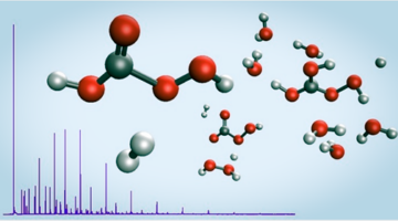Schematic of peroxides with chart on the left behind it.